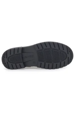 Anfibi neri stringati con dettagli rossi Levi's Catherine