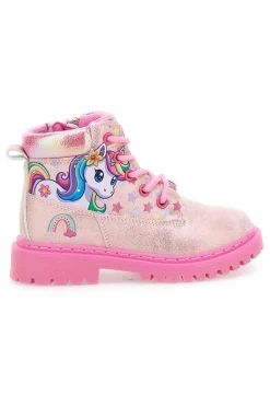 Anfibi rosa glitter con unicorno Unicorn S8010155S10