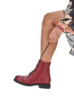 Anfibi rossi in Vera Pelle PITTARELLO GLAM 4533301