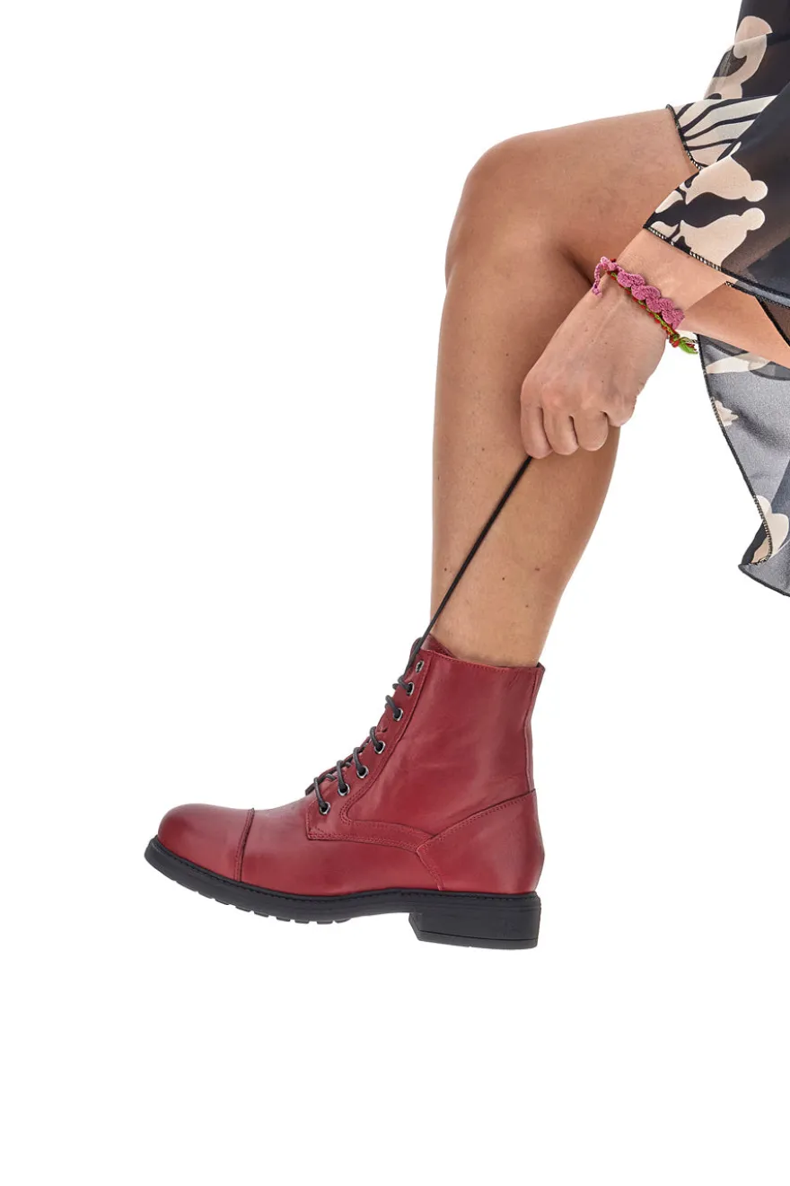 Anfibi rossi in Vera Pelle PITTARELLO GLAM 4533301