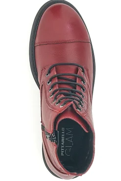 Anfibi rossi in Vera Pelle PITTARELLO GLAM 4533301