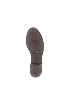Anfibi stringati marrone cuoio in pelle con zip e rivestimento caldo Bagatt D11AFS3K4000