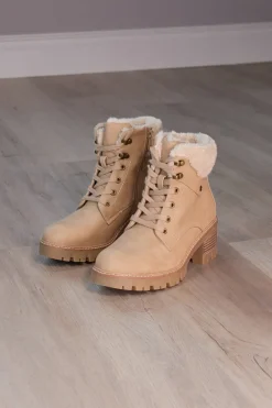 Anfibi taupe con interno caldo e suola carrarmato Altemberg 5