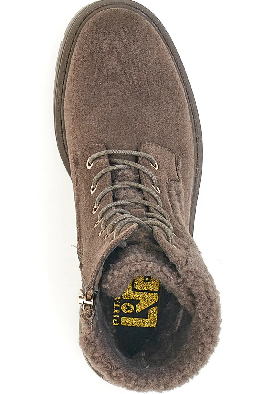 Anfibi Taupe con Pelo Esterno PITTARELLO LOVE 6904