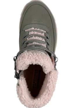 Anfibi verdi impermeabili con interno in pelliccia Skechers ON-THE-GO STELLAR ALPINE ADVENTURE