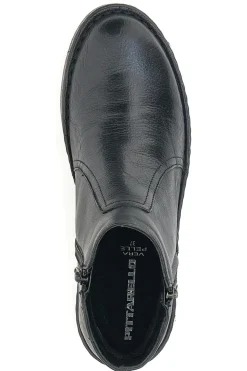 Ankle Boots in Vera Pelle Pittarello 379063 Neri