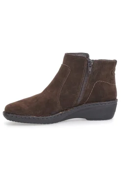 Ankle Boots in Vera Pelle Scamosciata Pittarello 291002 Ebony