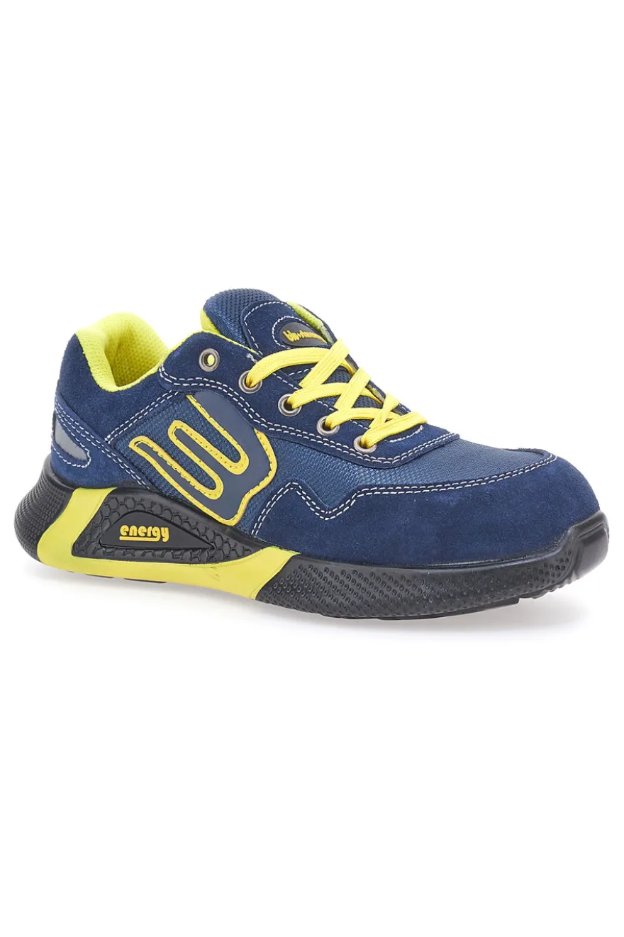 Antinfortunistiche blu giallo in pelle Blue Star BS180 S1PS SR