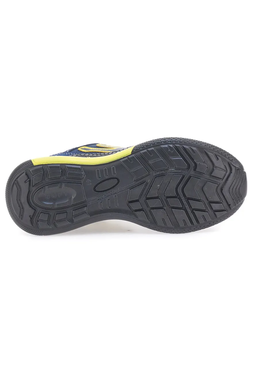 Antinfortunistiche blu giallo in pelle Blue Star BS180 S1PS SR