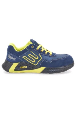 Antinfortunistiche blu giallo in pelle Blue Star BS180 S1PS SR