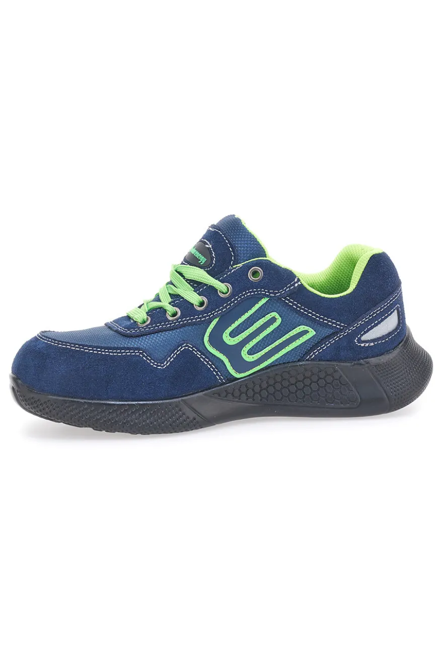 Antinfortunistiche blu verde in pelle Blue Star BS180 S1PS SR