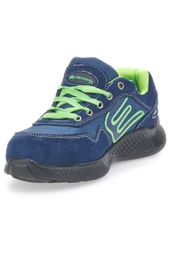 Antinfortunistiche blu verde in pelle Blue Star BS180 S1PS SR