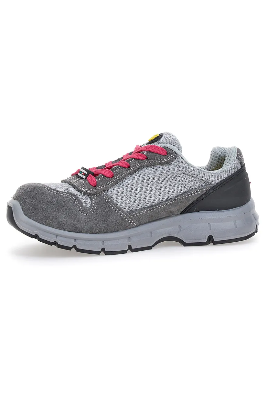 Antinfortunistiche grigie e rosa DIADORA RUN G TEXTILE LOW S1P SRC