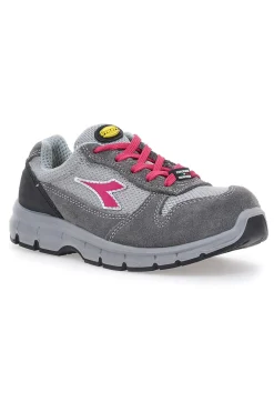 Antinfortunistiche grigie e rosa DIADORA RUN G TEXTILE LOW S1P SRC