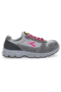 Antinfortunistiche grigie e rosa DIADORA RUN G TEXTILE LOW S1P SRC