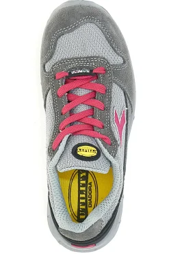 Antinfortunistiche grigie e rosa DIADORA RUN G TEXTILE LOW S1P SRC