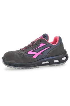 Antinfortunistiche grigie e rosa basse traspiranti U.Power Verok ESD S1PS SR