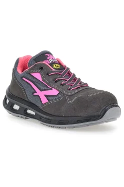 Antinfortunistiche grigie e rosa basse traspiranti U.Power Verok ESD S1PS SR