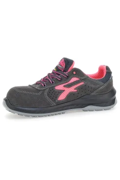 Antinfortunistiche grigie e rosa traspiranti U.Power Tokyo ESD S1PS SR