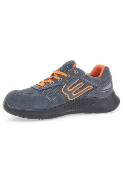 Antinfortunistiche grigio arancio in pelle Blue Star BS180 S1PS SR
