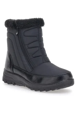 Après-Ski-Stiefel mit Reißverschluss Schwarz MIO TEMPO 515