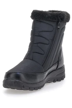 Après-Ski-Stiefel mit Reißverschluss Schwarz MIO TEMPO 515