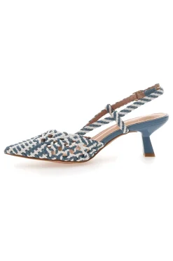 Avio Slingback-Sandalen mit spitzer Zehenpartie und gewebtem Obermaterial MON DIEU 601