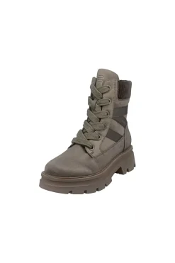 Bagatt D35ATS316469 warme Taupe-Reißverschlussstiefel mit Profilsohle