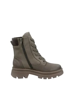Bagatt D35ATS316469 warme Taupe-Reißverschlussstiefel mit Profilsohle