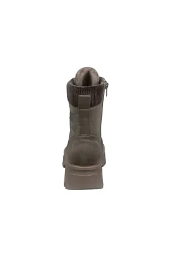 Bagatt D35ATS316469 warme Taupe-Reißverschlussstiefel mit Profilsohle
