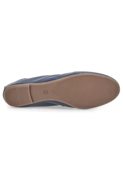 Ballerina blu in vera pelle Pittarello Look 818005