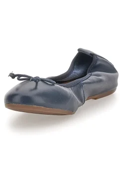 Ballerina blu in vera pelle Pittarello Look 818005