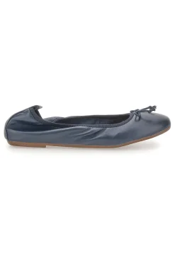 Ballerina blu in vera pelle Pittarello Look 818005