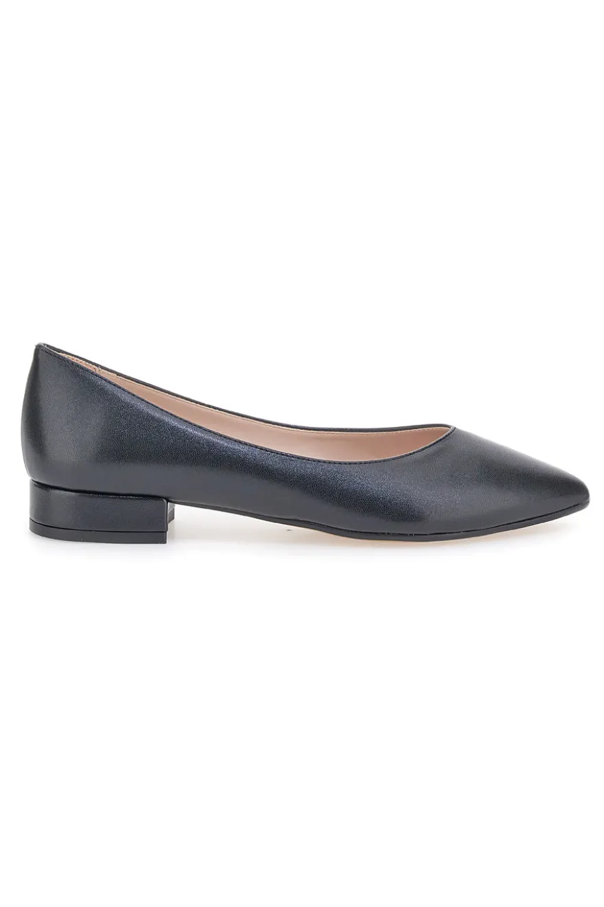 Ballerina nera a punta Pittarello Glam 3890