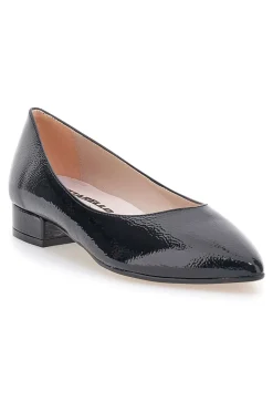 Ballerina nera vernice a punta Pittarello Glam 3890