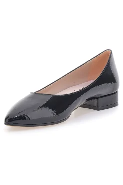 Ballerina nera vernice a punta Pittarello Glam 3890