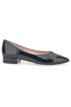 Ballerina nera vernice a punta Pittarello Glam 3890