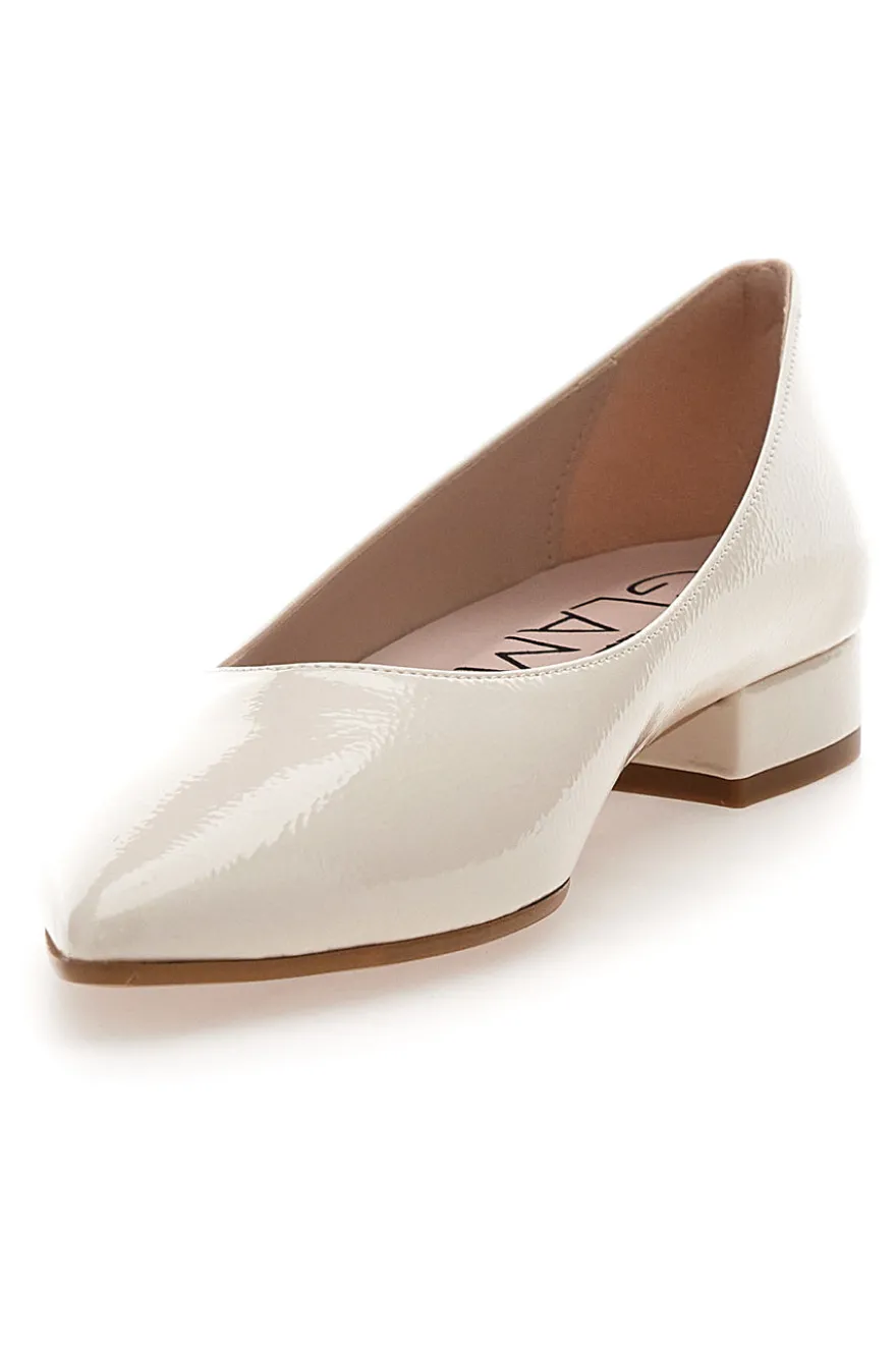 Ballerina panna a punta Pittarello Glam 3890