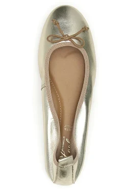 Ballerina platino in vera pelle Pittarello Look 818005