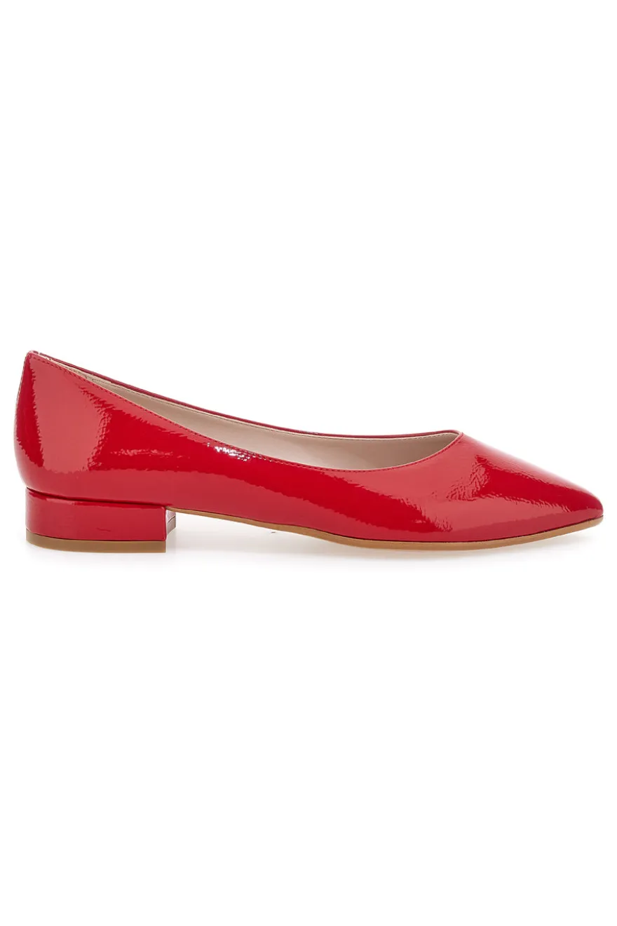 Ballerina rossa a punta Pittarello Glam 3890