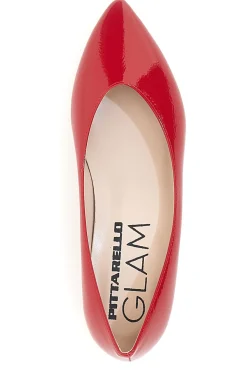 Ballerina rossa a punta Pittarello Glam 3890