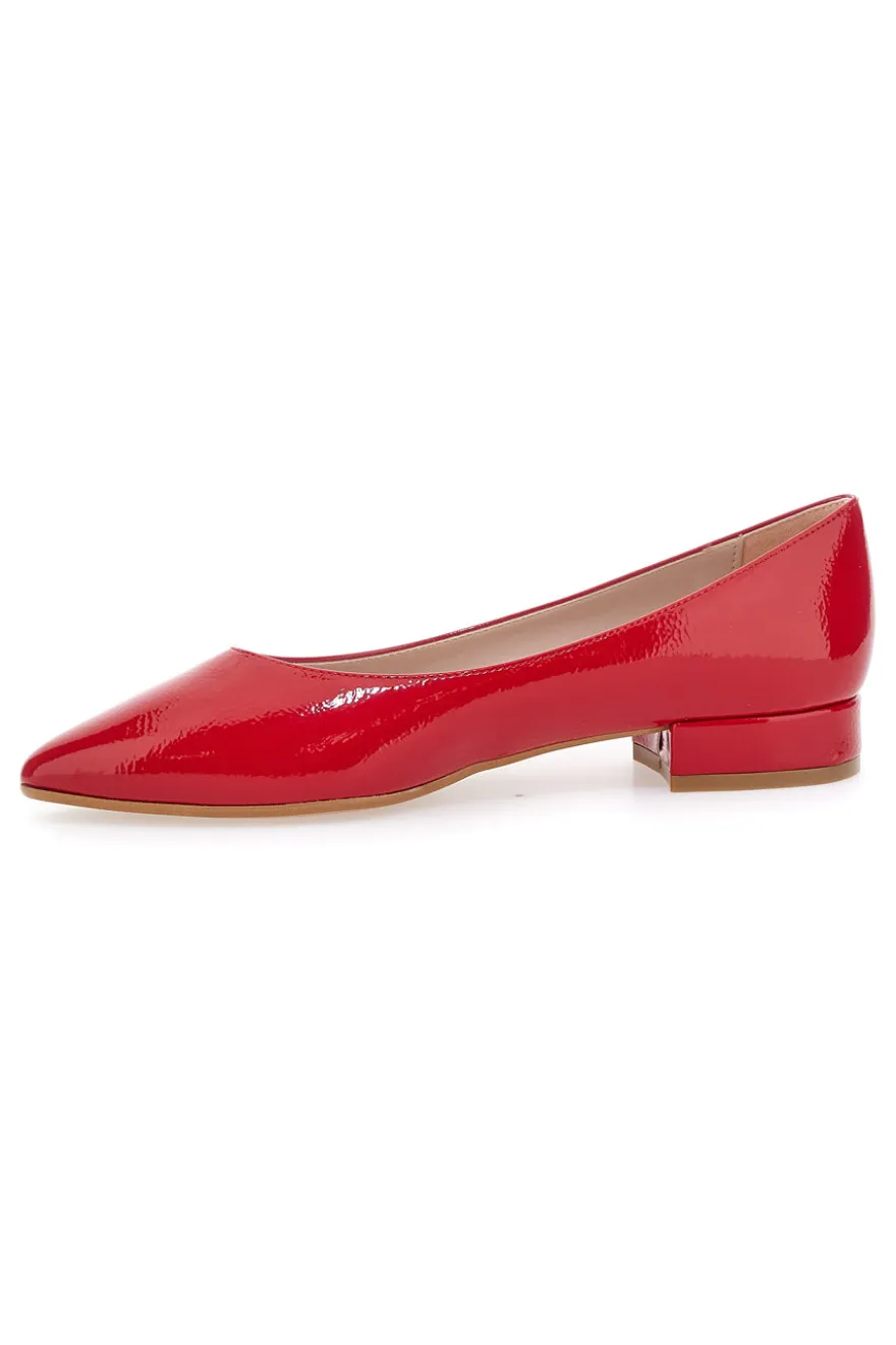 Ballerina rossa a punta Pittarello Glam 3890