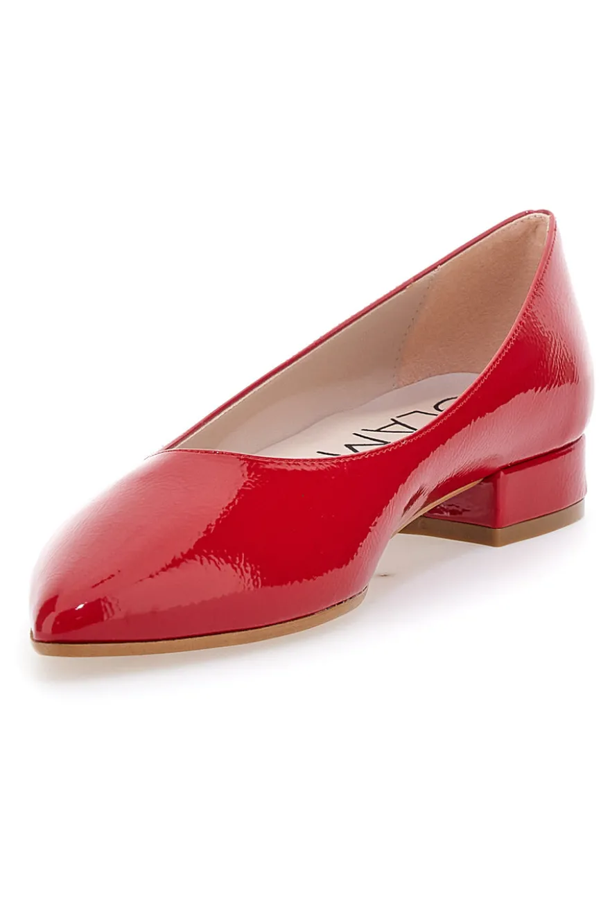 Ballerina rossa a punta Pittarello Glam 3890