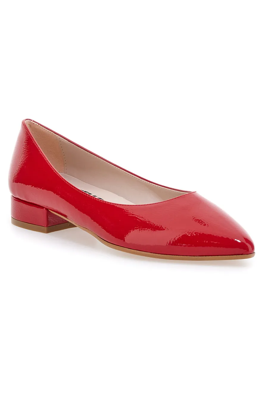 Ballerina rossa a punta Pittarello Glam 3890