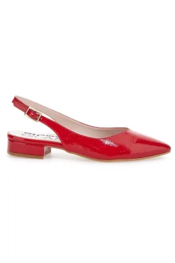Ballerina rossa lucida Made in Italy Pittarello Glam 3101