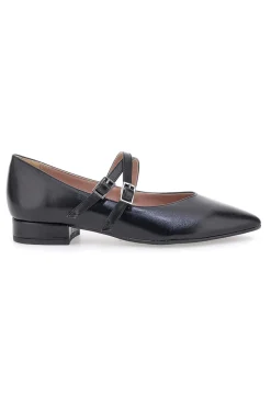 Ballerine a punta nere con cinturini incrociati PITTARELLO CLASS 892