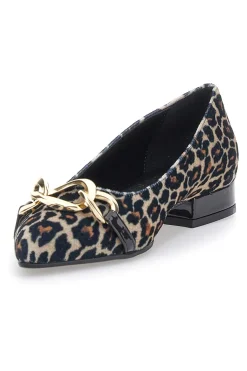 Ballerine a Punta Pittarello Glam 3502 Nero Leopardato