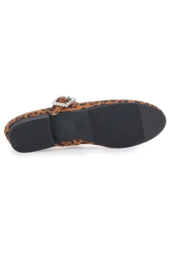 Ballerine animalier con cinturino gioiello The First IDEA2285