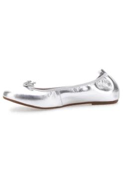Ballerine Argento In Vera Pelle Pittarello Look 818005