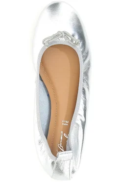 Ballerine Argento In Vera Pelle Pittarello Look 818005